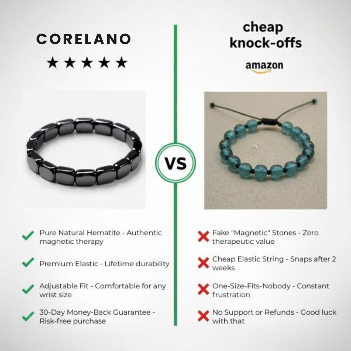 CORELANO® HEMATITE BRACELET